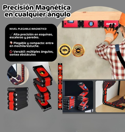 NIVEL PLEGABLE MAGNETICO PRO + ENVIO GRATIS 🚛
