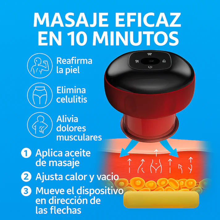 VENTOSA ELECTRICA ANTICELULITIS - RECUPERACION MUSCULAR