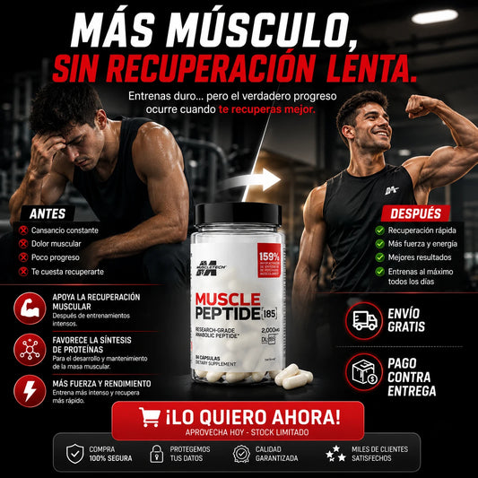 PEPTIDO MUSCULAR™ | Recuperación y Fuerza Muscular 💪